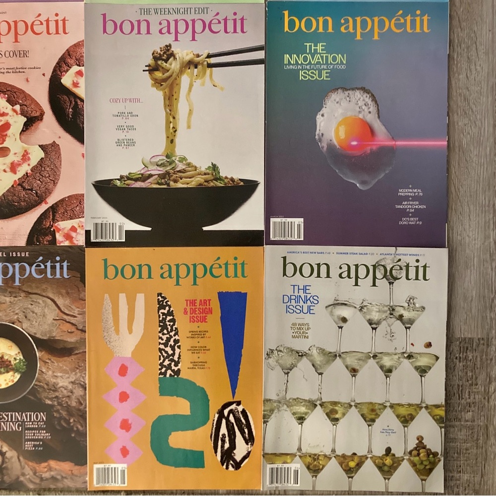 Lot 9 Bon Appetit Magazine 2025 2024 Jul Jun May Apr Mar Feb Jan Dec Nov Oct Sep - Picture 5 of 5